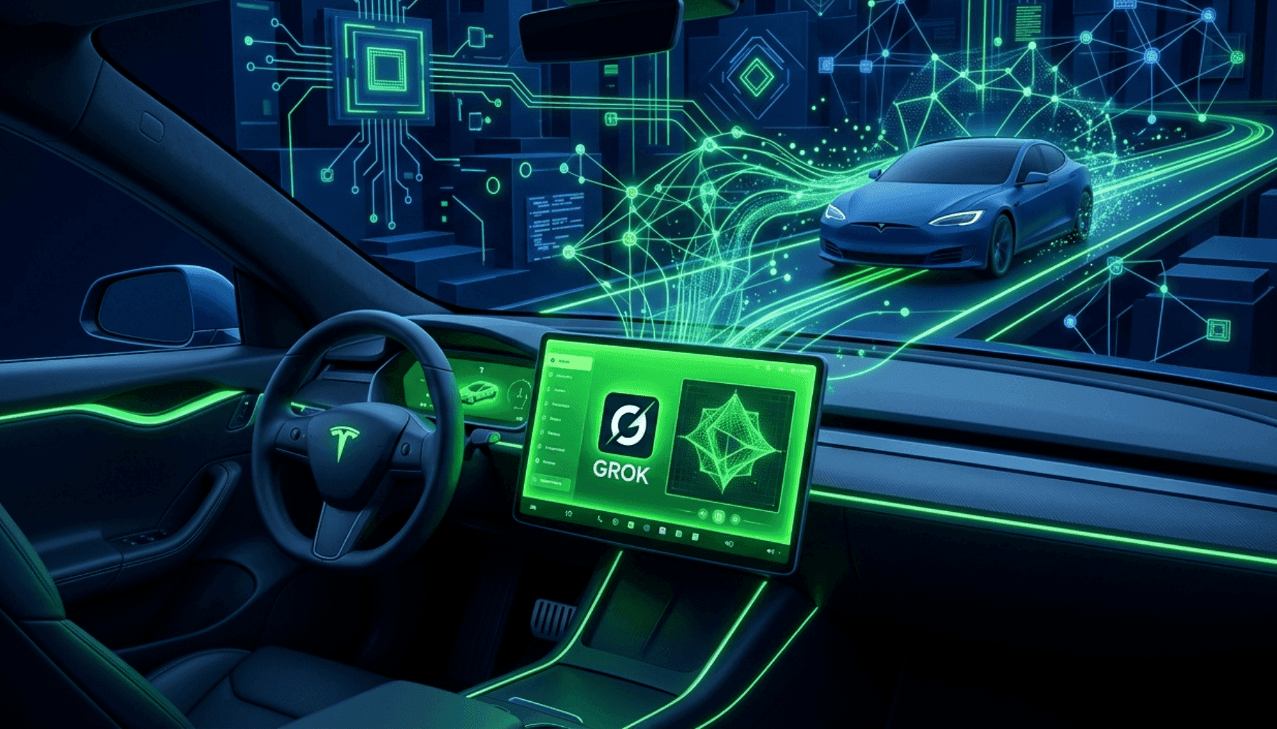 Tesla’dan Devrim Niteliğinde Yazılım Güncellemesi: Yapay Zeka Asistanı "Grok" Yollara Çıktı!