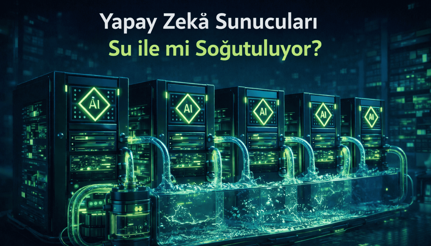 ChatGPT ve Yapay Zekâ Sunucuları Su ile mi Soğutuluyor?