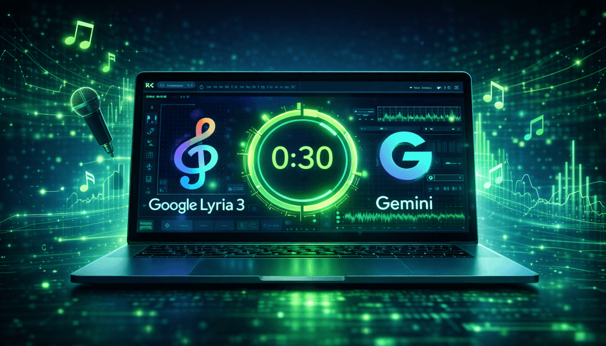 Google Lyria 3 ile Gemini’de 30 Saniyede Şarkı Üretimi Başladı!