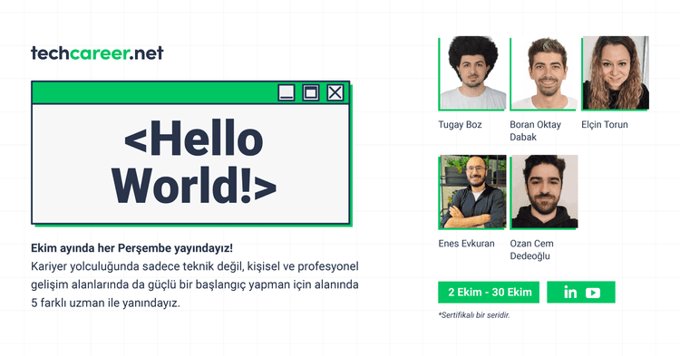 🔴 Yayın Serisi: <Hello World!> 