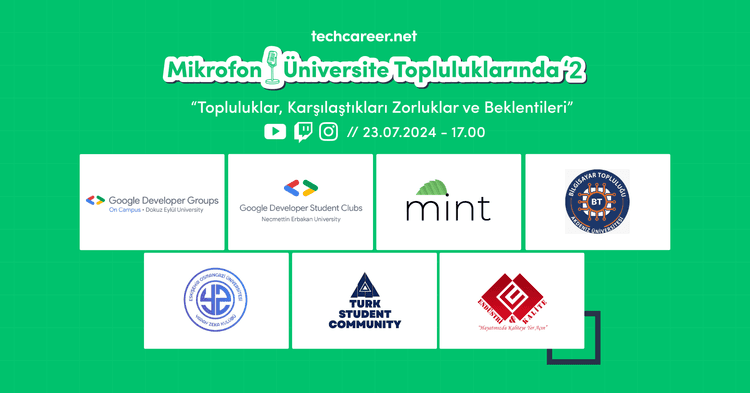 🎙️ Mikrofon Üniversite Topluluklarında'2: Topluluklar, Karşılaştıkları Zorluklar ve Beklentileri