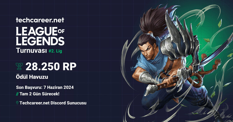 Techcareer.net League of Legends 2. Lig Turnuvası
