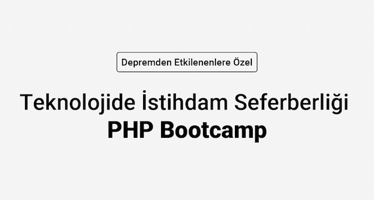 Teknolojide İstihdam Seferberliği-PHP Bootcamp