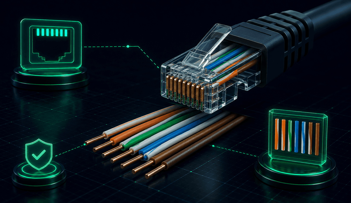 Ethernet Kablosu Renkleri Nedir? Sıralaması Neden Önemlidir?
