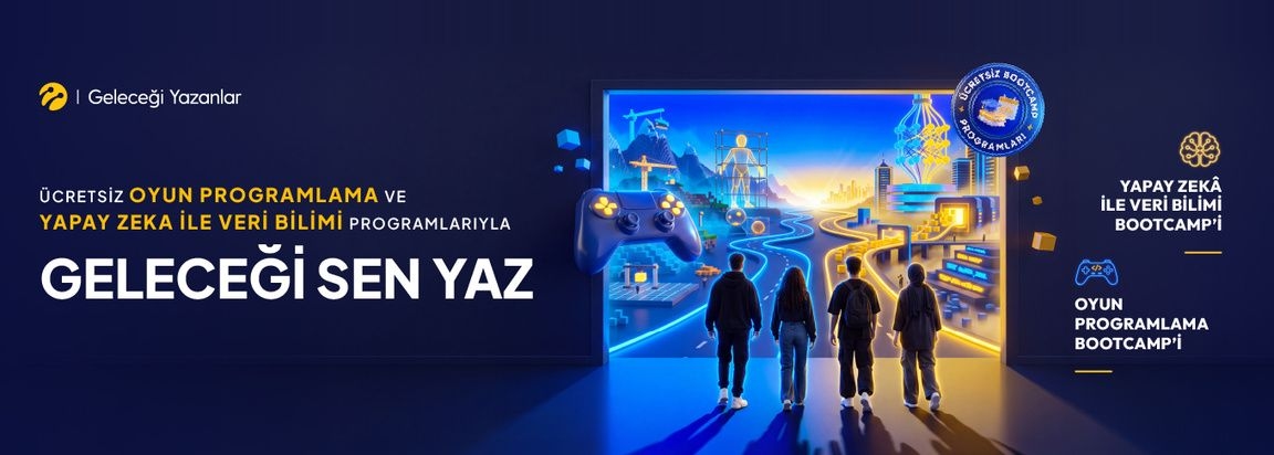 Geleceğin teknolojilerini keşfetmek, yeni beceriler kazanmak ve kendi projelerini geliştirmek için ücretsiz bootcamp programlara katılabilirsin.