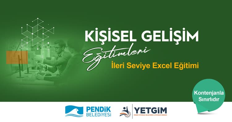 Pendik YETGİM İleri Seviye Excel Eğitimi