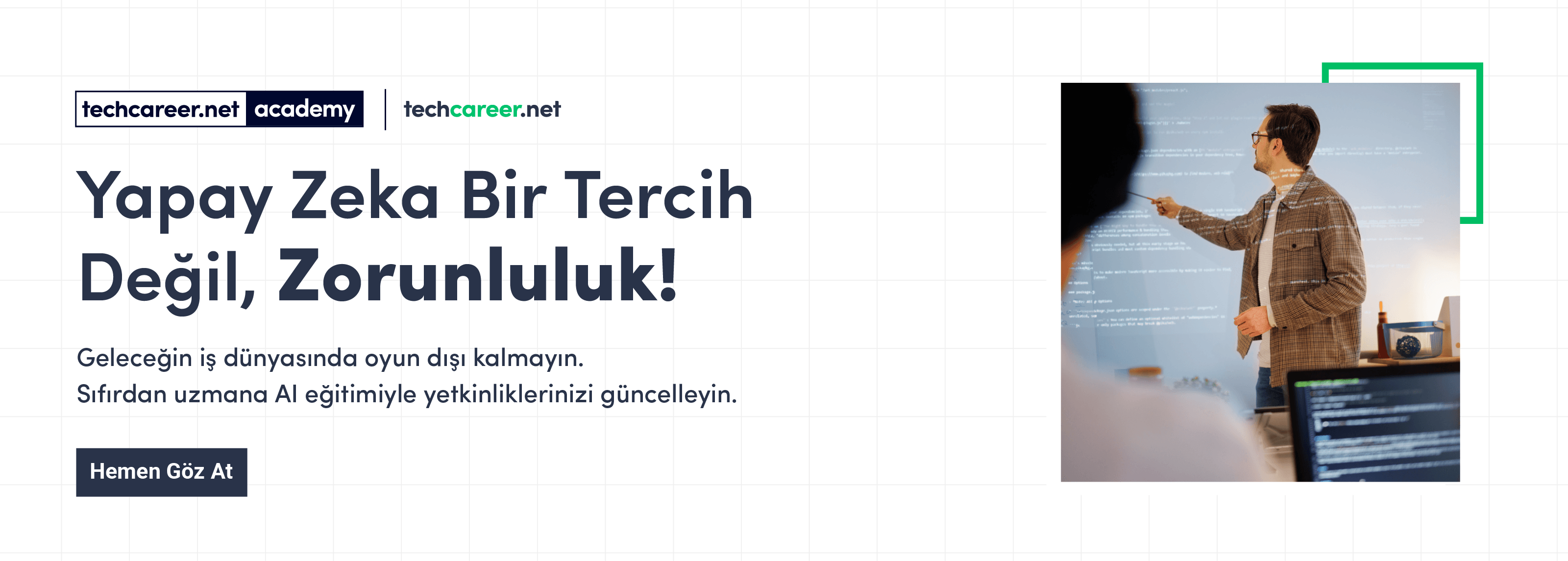 Yapay zeka bir tercih değil, zorunluluk!