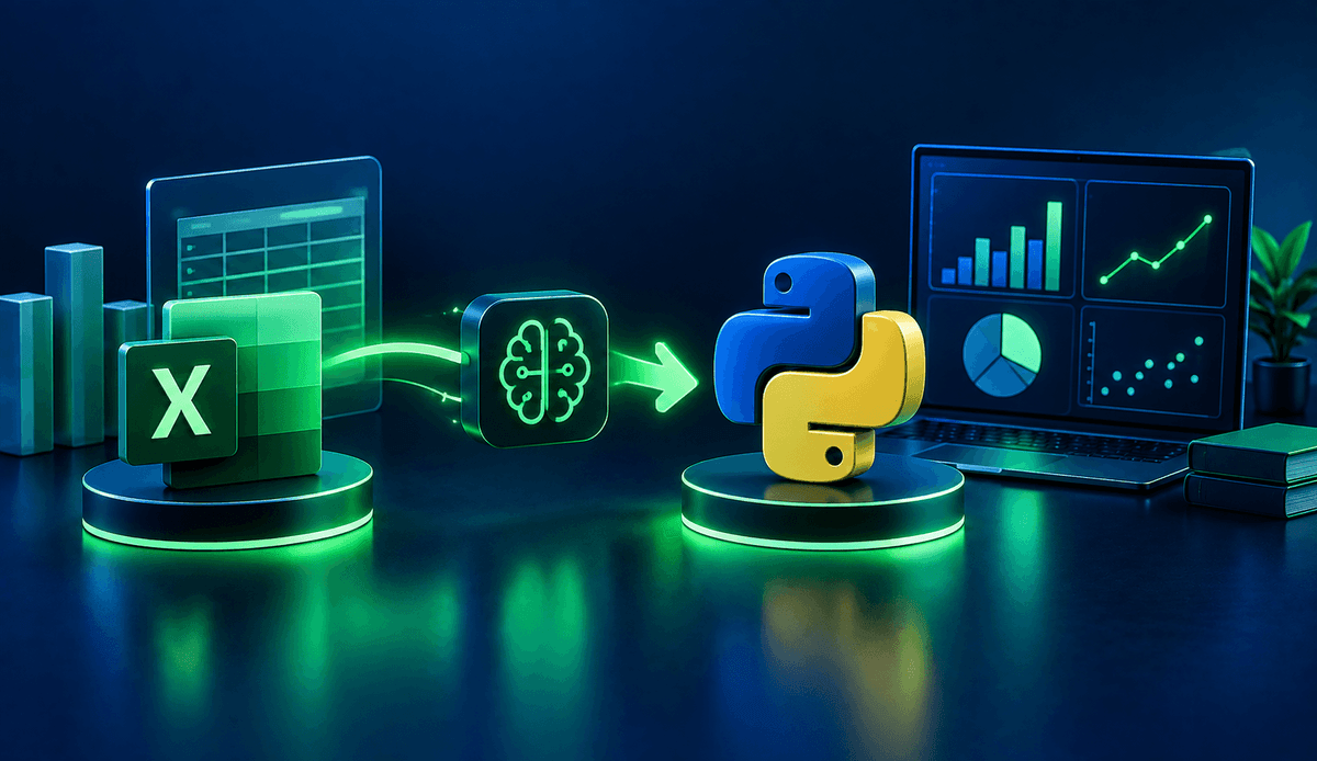 Yapay Zeka ile Veri Analizi: Excel'den Python'a Geçiş Rehberi