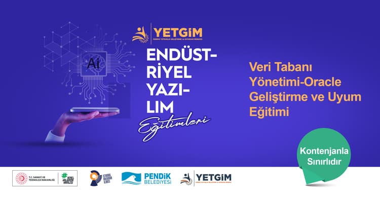 Pendik YETGİM Veri Tabanı Yönetimi - Oracle Geliştirme Ve Uyum Eğitimi